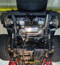 Auspuffanlage Jeep Wrangler JL 4xe Cat Back Exhaust System mit TÜV/EG ABE