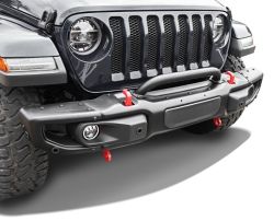 Frontstoßstange Stahl schwarz für Jeep Gladiator JT 19- ohne TÜV 8064-Gladiator