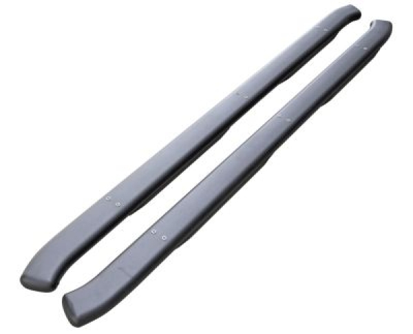 4\- Schwarze texturierte ovale Schwellerrohre Bronco 21-