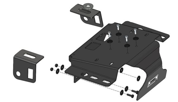 ARB Kompressor Montagekit Jeep Wrangler JK für alle ARB Kompressoren 2-3550210