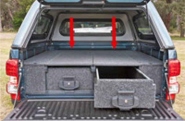 Abdeckung Outback Schublade vorne Ford Ranger '12->