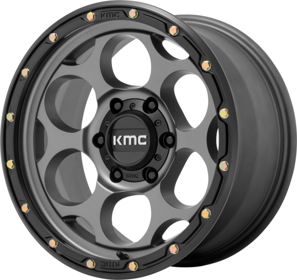 KMC 541 Dirty Satin Gray Jeep Wrangler