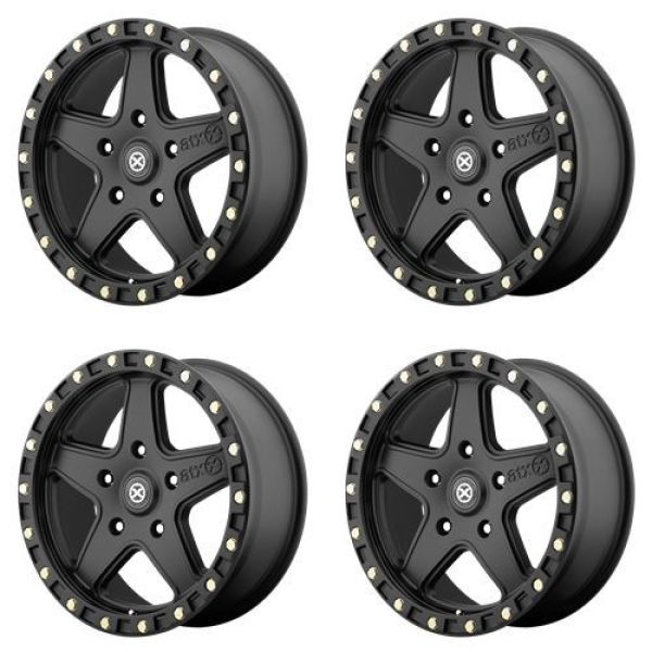 Alu Felge AX schwarz ATX Series Wheel 8,5 x 17 ET +10 Jeep Wrangler JK ab BJ 07 / 4 Stück AX19478550610