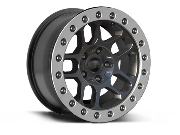 Alu Felge BEADLOCK MOPAR schwarz silber 8 x 17 ET +12 Jeep Wrangler JK