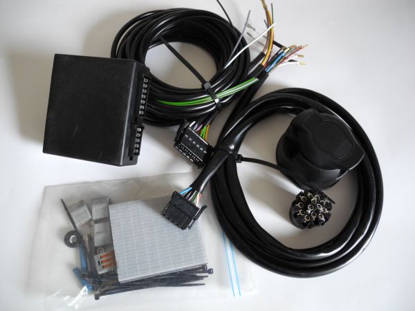 Anhängerkupplung-Elektrosatz 7 polig Jeep Wrangler YJ + TJ + AMC CJ  1988 - 2006 EU + US Modelle_1