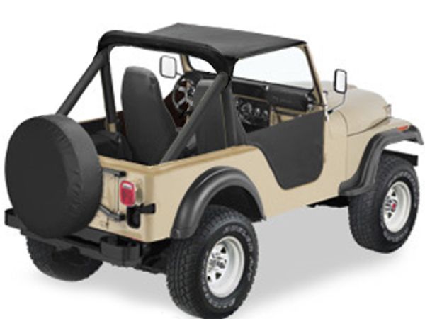 Bikinitop Strapless Black Crush Jeep CJ5 80-83 2-Türer