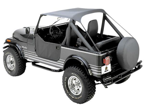 Bikinitop Traditional Charcoal Jeep Wrangler YJ 87-91 2-Türer