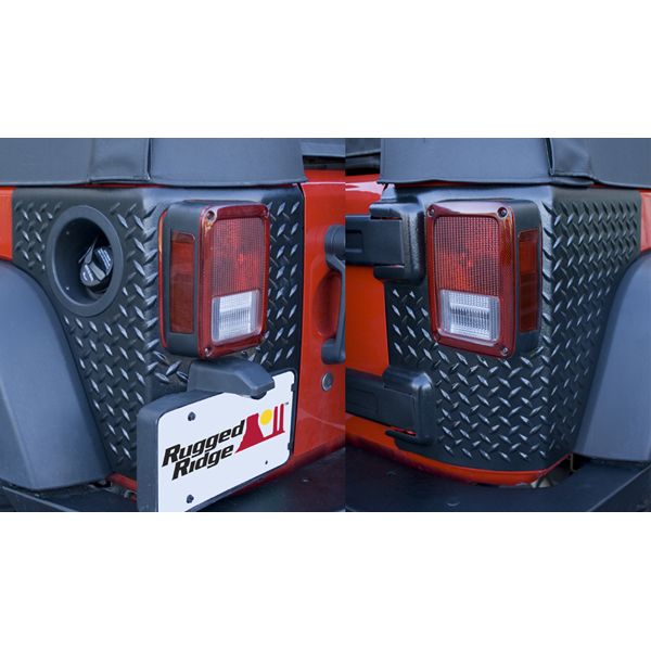 Body Armor Karosserieschutzecken Set Jeep Wrangler JK 2-Türer Rugged Ridge 11651.02