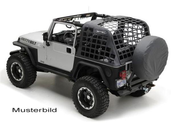 Cargo Netz schwarz Jeep Wrangler JK 07-18 2-Türer Smittybilt SB571035