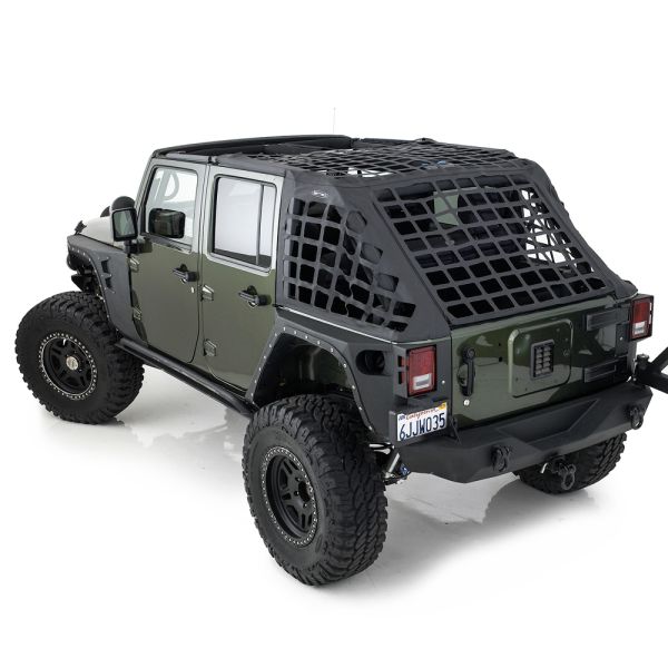 Cargo Netz schwarz Jeep Wrangler JK 07-18 4-Türer Smittybilt SB5781035