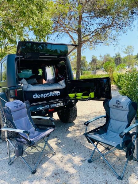 Deepsleep Matratze Luftmatratze mit Pumpe Jeep Wrangler JK JL 4-Türer 07- Jeep Unlimited Air mattress with pump