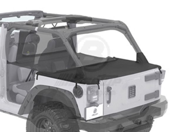 Duster Laderaumabdeckung Jeep Wrangler JK 07- 4-Türer Black Diamond 90031-35