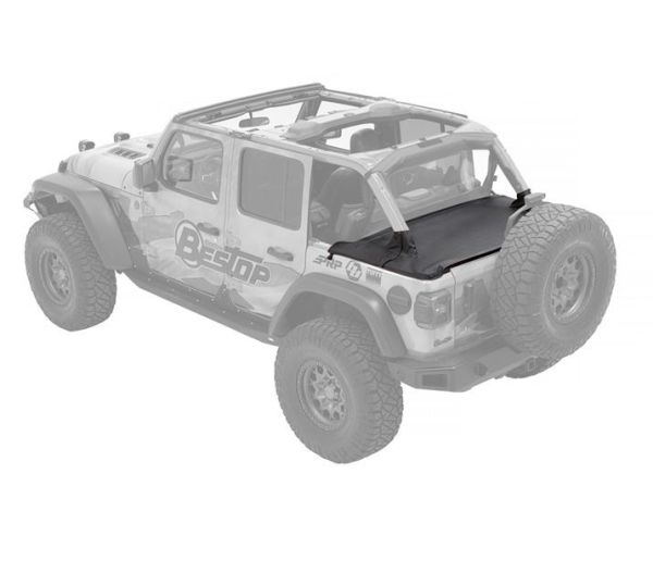 Duster Laderaumabdeckung Black Diamond Jeep Wrangler JL 18- 2-Türer Bestop 90035-35