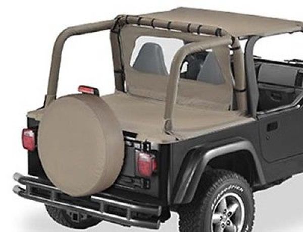 Duster Laderaumabdeckung ohne Gestänge (Hardtopersatz) Dark Tan - Wrangler TJ 96-99