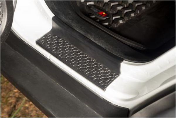 Einstiegleisten schwarz Jeep Wrangler JL 18- 4-Türer Rugged Ridge 11216.32 Door Entry Guard; 18- JL, 4Dr