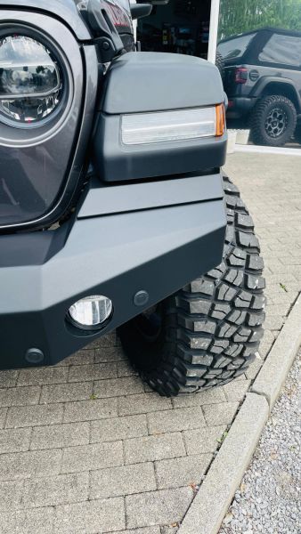 Frontstoßstange Stoßstange Bumper NSR Jeep Wrangler JL ab 2018 - NSR Premium Euro HOCH Front Bumper Seilwindenstoßstange Stahl