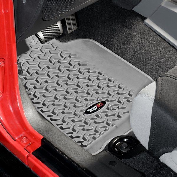 Fußmatten Jeep Wrangler JK 07-18 in Grau