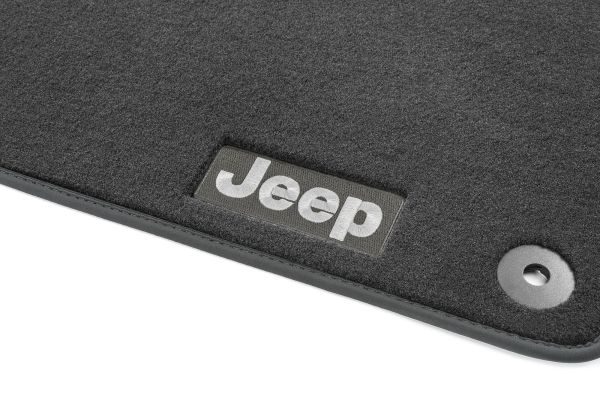 Fußmatten Teppich Set vorne und hinten Jeep Wrangler JL 4-Türer 18- Mopar 82215201AB Carpeted Floor Mats in Black 2018- Jeep Wra