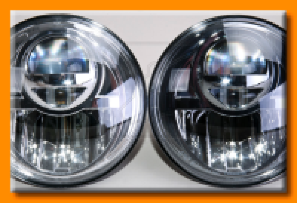 Hauptscheinwerfer Nolden 7-Zoll Bi-LED für Jeep Wrangler TJ , JK + AMC CJ - 2 Stück -