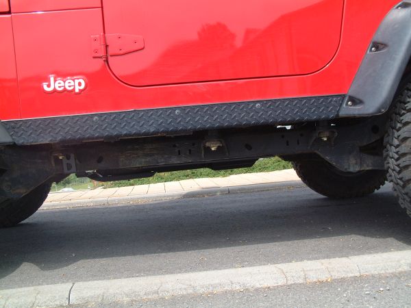 Getriebeplatte Jeep Wrangler TJ 1996 - 2003 schwarz  Made in Germany K+S