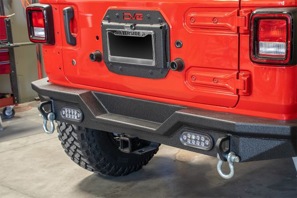 Kennzeichenhalter Halterung ohne Ersatzrad mit Kameragehäuse Jeep Wrangler JL 18- DV8 Offroad TSJL-02 Spare Tire Delete Kit for