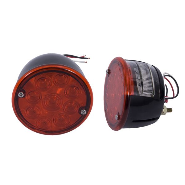 LED Rückleuchte Rücklicht inkl. Kennzeichenbeleuchtung Jeep CJ 46-75 Willys Rugged Ridge 12403.84 LED Tail Light Set