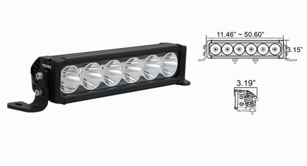 LED Scheinwerfer Arbeitsscheinwerfer Lightbar Vision X XPR-12M LIGHT BAR 25