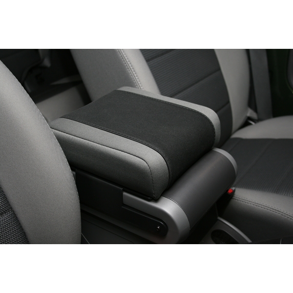 Mittelarmlehne Schwarz / Grau Jeep Wrangler JK 07-10 Rugged Ridge 13107.09 Neo Arm Rest Cover Blk w/ Gray 07-10(JK)