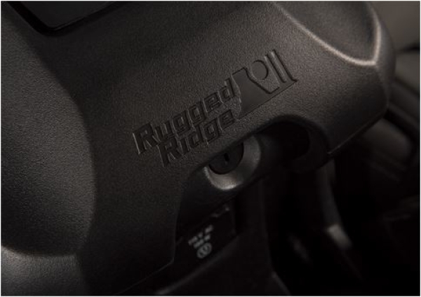 Mittelarmlehnen Cover mit Handyablagefache schwarz Jeep Wrangler JK 11-18 Rugged Ridge 13107.62 Console Cover W/ Phone Holder, B