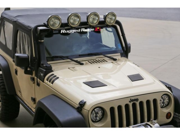 Motorhaube im SRT Look Jeep Wrangler JK 2007- Rugged Ridge 17759.02