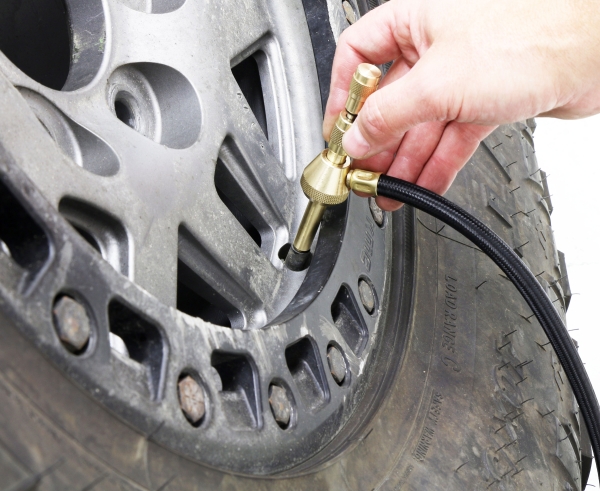 Reifendruckprüfer Reifenfülleinheit Luftprüfer m. Schnellablass-Funktion Liquid Filled ROCK JOCK RJ-560200-101 Elite Analog Defl