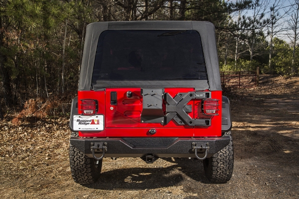 Reserveradhalterung Heavy Duty Spartacus Jeep Wrangler YJ TJ 87-06 Rugged Ridge 11546.62