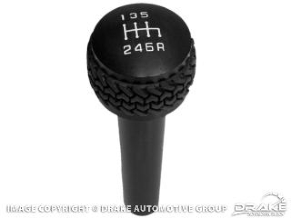 Schaltknauf Drake Alu schwarz 6-Gang Jeep® Wrangler TJ + JK Drakd JP-180012-BK_1