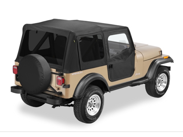 Softtop Ersatz Softtop Bestop Black Denim Jeep Wrangler YJ 88-95 51123-15 Replace-A-Top Bestop