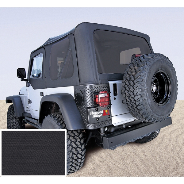 Softtop Ersatz Softtop Black Diamond Jeep Wrangler TJ 97-06 Rugged Ridge 13728.35 XHD Soft Top