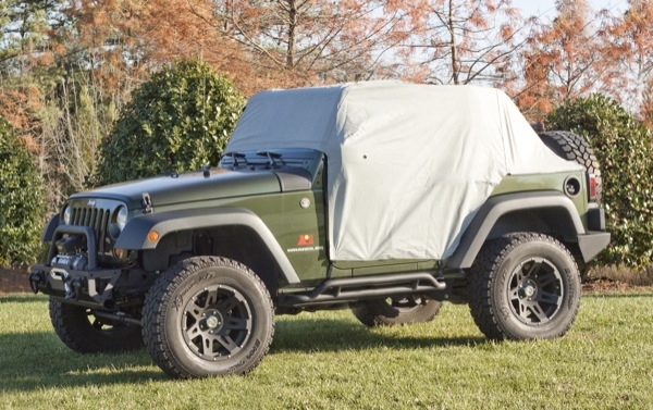 Trail Abdeckung Cab Cover grau Jeep Wrangler JK JL 2-Türer 07- Rugged Ridge 13317.10 Weather Lite Cab Cover