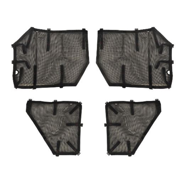 Tube Door Cover Set schwarz Jeep Wrangler JK 07-18 4-Türer Rugged Ridge 13579.58 Fortis Tube Door Covers, Full Set, Blk, 07-18 J