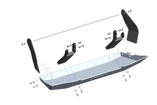 Unterfahrschutz Tank, Mercedes G350 u. G500 ab 2016   29-T060103