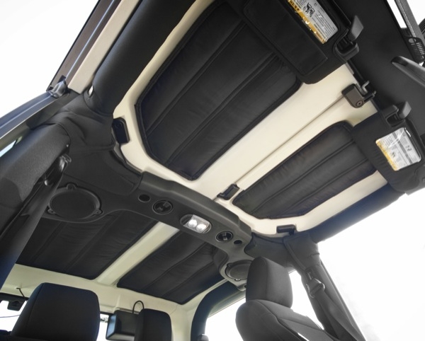 Wärme und Geräusch Dämmung Hardtop Jeep Wrangler JK 4 Türer BJ 07-2010