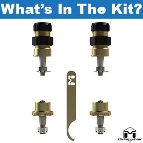 Achsschenkelbolzenkit JK verstärkt D30+D44 Metalcloak