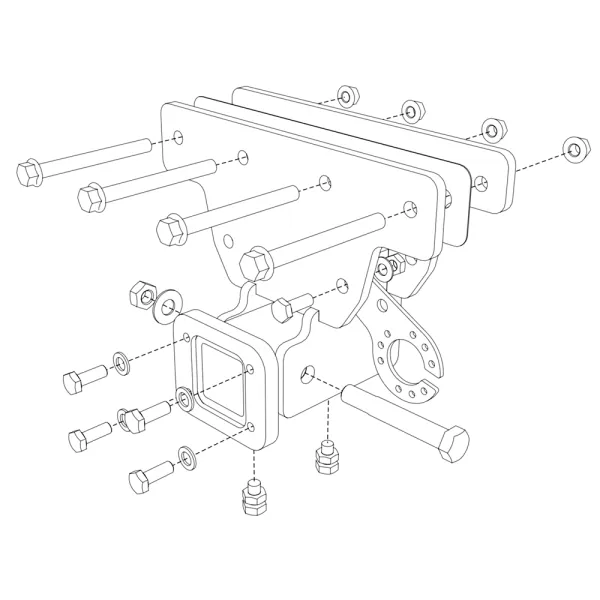 Anhängerkupplung Jeep Wrangler JK 07- Rockingersystem / abnehmbar