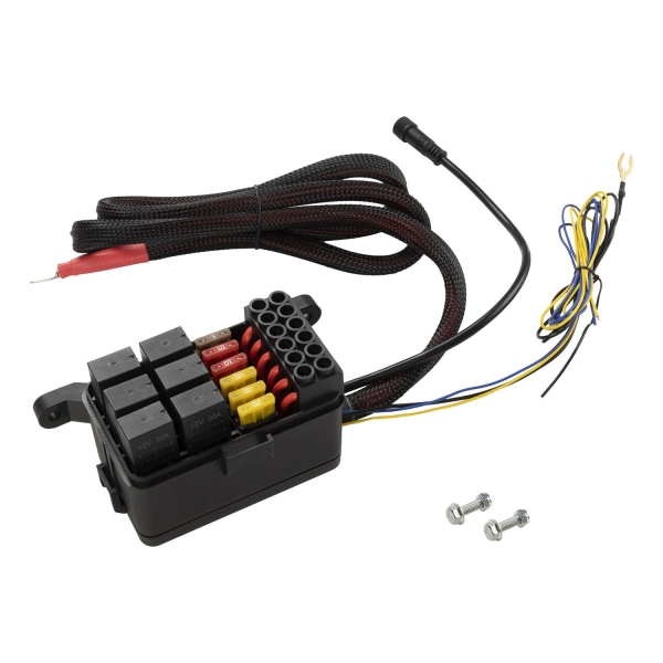 ARB-Relaisbox inkl. 6 Relais 30 Amp & 6 Flachsicherungen (gemischt)