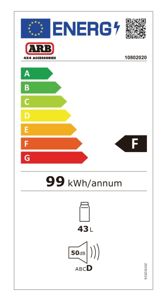 ARB ZERO Single Zone Kühlbox 44L 12V/24V/220V