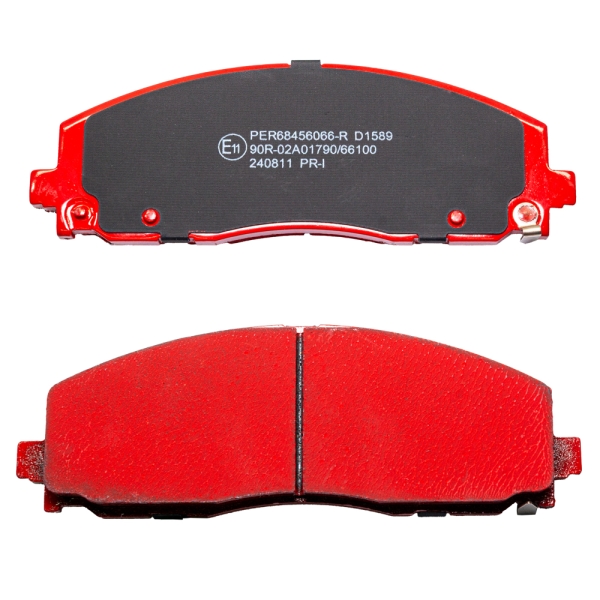 Bremsklötzeset Vorderachse Performance Red Line PER68456066-R 0321.30B