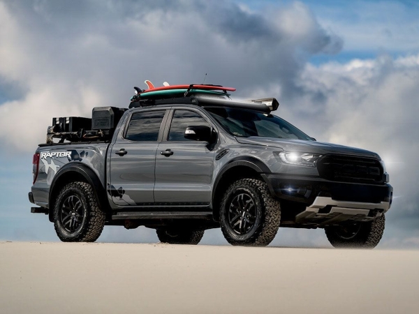 Front Runner Ford Ranger T6 / Wildtrak / Raptor 12-22 Slimsport Dachträger Kit / Scheinwerferbereit