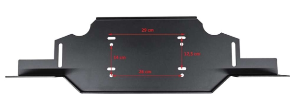 Frontstoßstange Aluminium schwarz für Jeep Gladiator JT 19- ohne TÜV