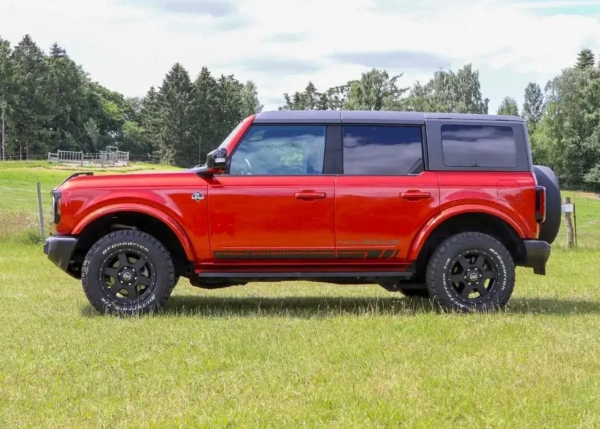 HSP Schwarz Matte Trittbretter Bronco 21-