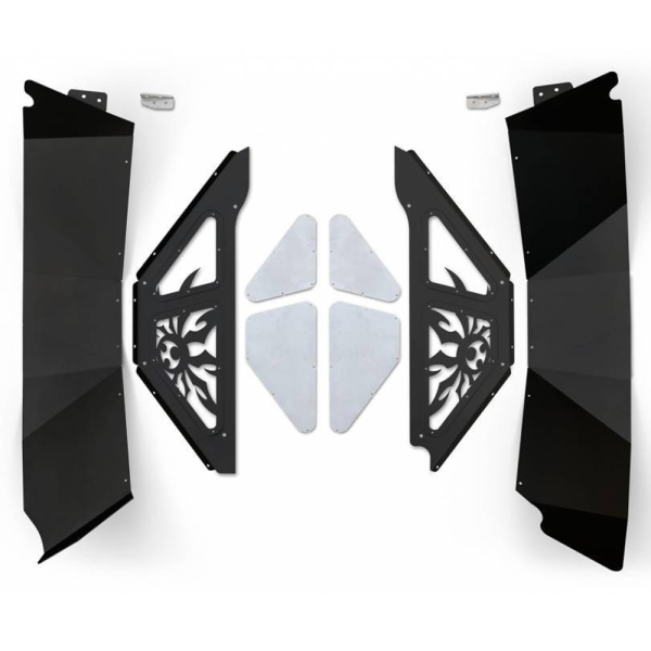 Innenkotflügel Hinten Für Jeep Wrangler JK (2007–2018) – 2 Stück, Aus Stahl, Lasergeschnitten