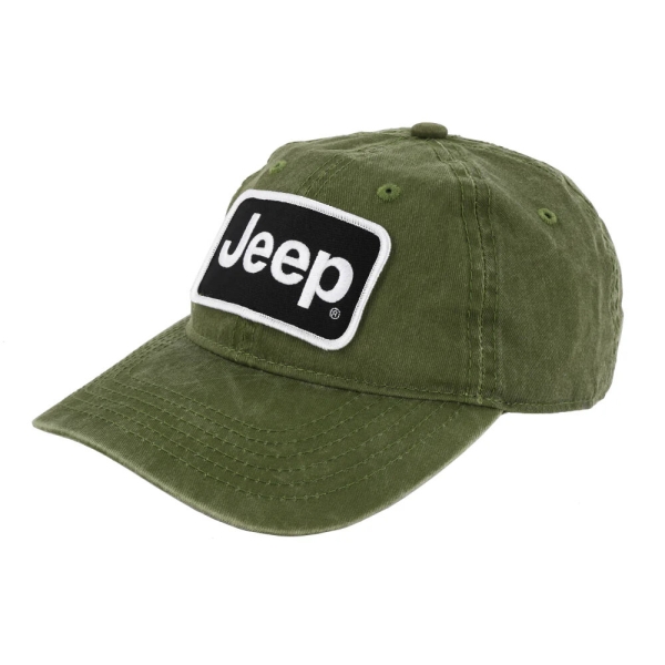 Jeep Merchandise Jeep Chino Twill Patch Hat - Light Olive