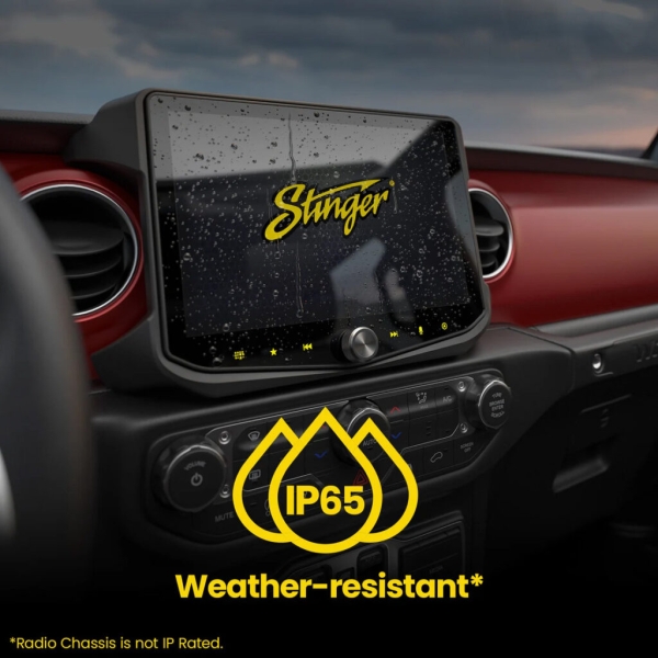 Jeep Wrangler JK 2011 - 2018  Stinger Horizon 10 Radio/Infotainment Set